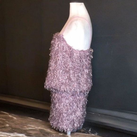 NWT Revolve 2 PIECE Endless Rose Fringe Skirt Set in Purple Size Small - Picture 6 of 14